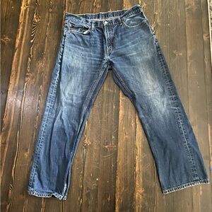 Men’s Levi Denim Stone Washed Jeans 36X30